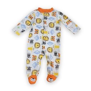 Orange Safari Footed Sleeper, Kid's 3M